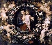 Peter Paul Rubens Madonna in Floral Wreath china oil painting artist